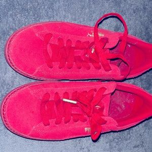 Red Puma Sneakers